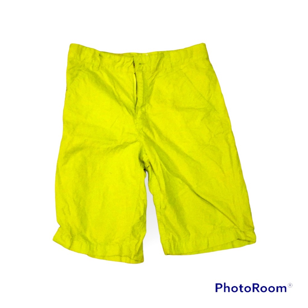 Old Navy boys neon yellow shorts